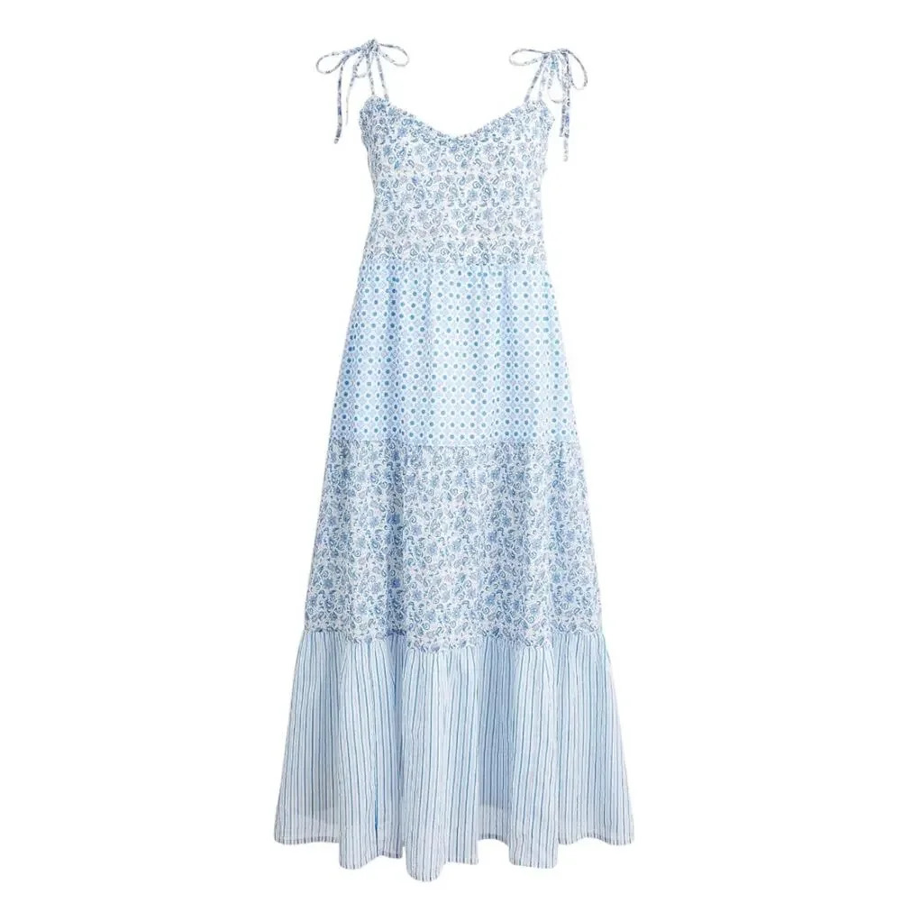 J. Crew Dress Floral Stripes Medium